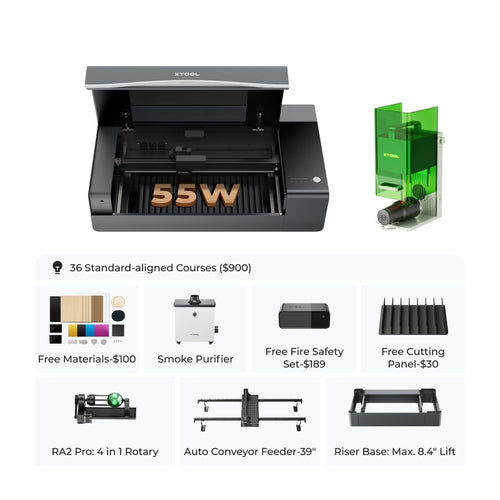 xTool P2+F1 Educational Productive Combo