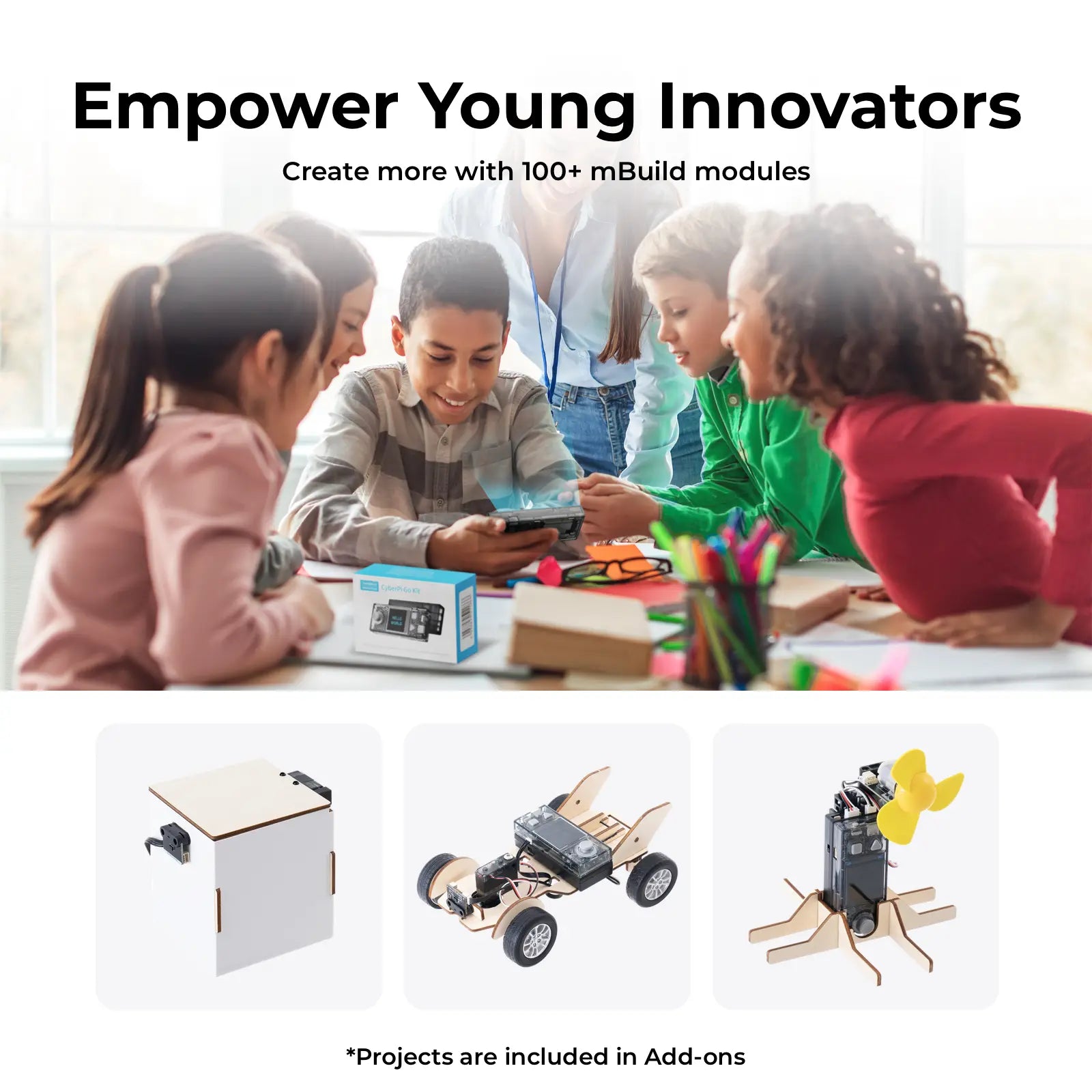 Makeblock CyberPi: Educational Electronics Kits for Beginners to Learn Programming
